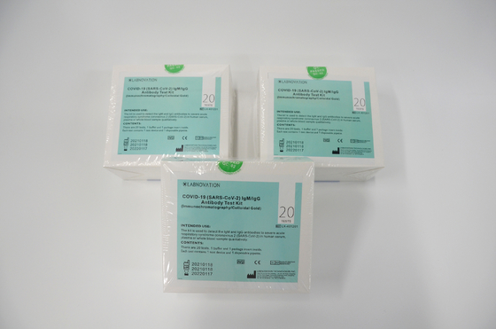 Набор Immunochromatography теста антитела 20PCS SARS-CoV-2 быстрый