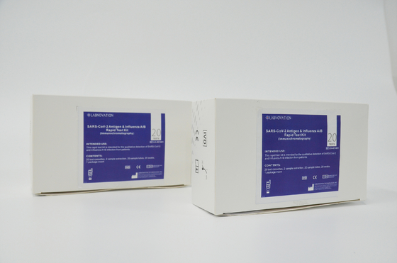 Набор Immunochromatography теста AB инфлуензы высокой точности белый