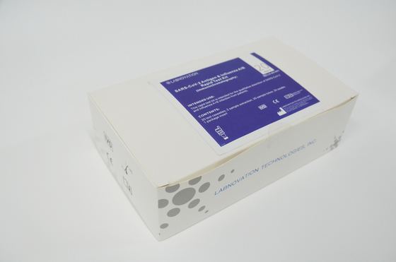 Набор Immunochromatography теста AB инфлуензы высокой точности белый