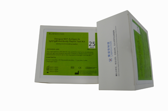 Набор Immunochromatography теста антитела антигена лихорадкаи NS1 IgG IgM комбинированный