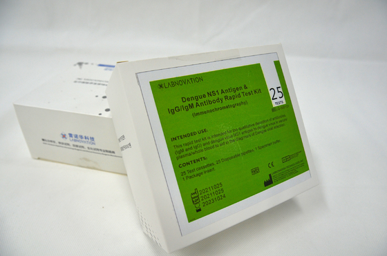 Набор 25PCS теста NS1 Ag лихорадкаи ISO9001 IgG IgM комбинированный быстрый